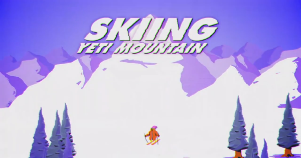 Skiing Yeti Mountain Trailer
