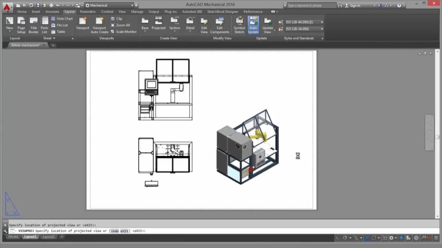 AutoCAD Mechanical - Mô hình 3D CAD
