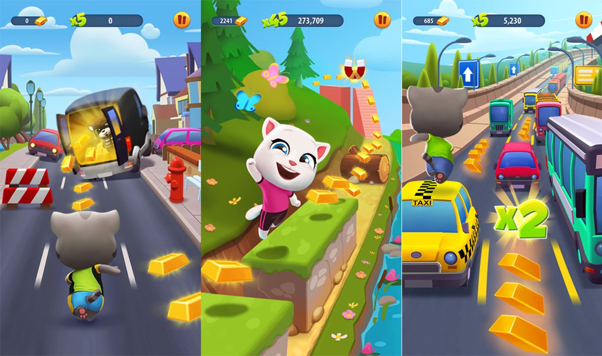 Talking Tom Gold Run Gameplay iOS/Android