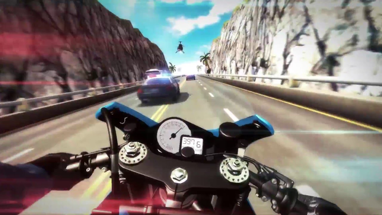 Highway Traffic Rider - Police Chase Trailer