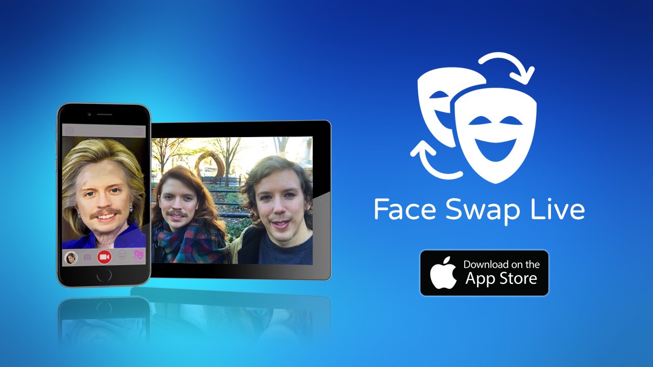 Face Swap Live - iOS app to switch faces with friends & photos in live video