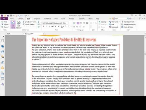 How to edit a PDF - Foxit PhantomPDF Edit PDF Tutorial
