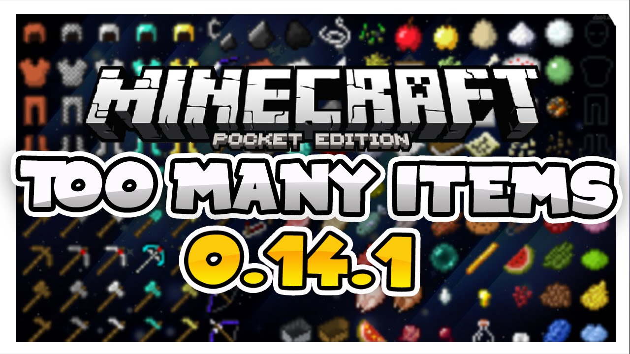BEST TOO MANY ITEMS EVER for 0.17.0!!! - MCPE Inventory Editor - Minecraft PE (Pocket Edition)