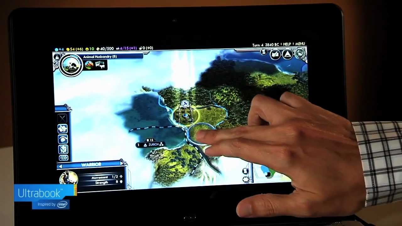 Civilization V on the Intel Ultrabook