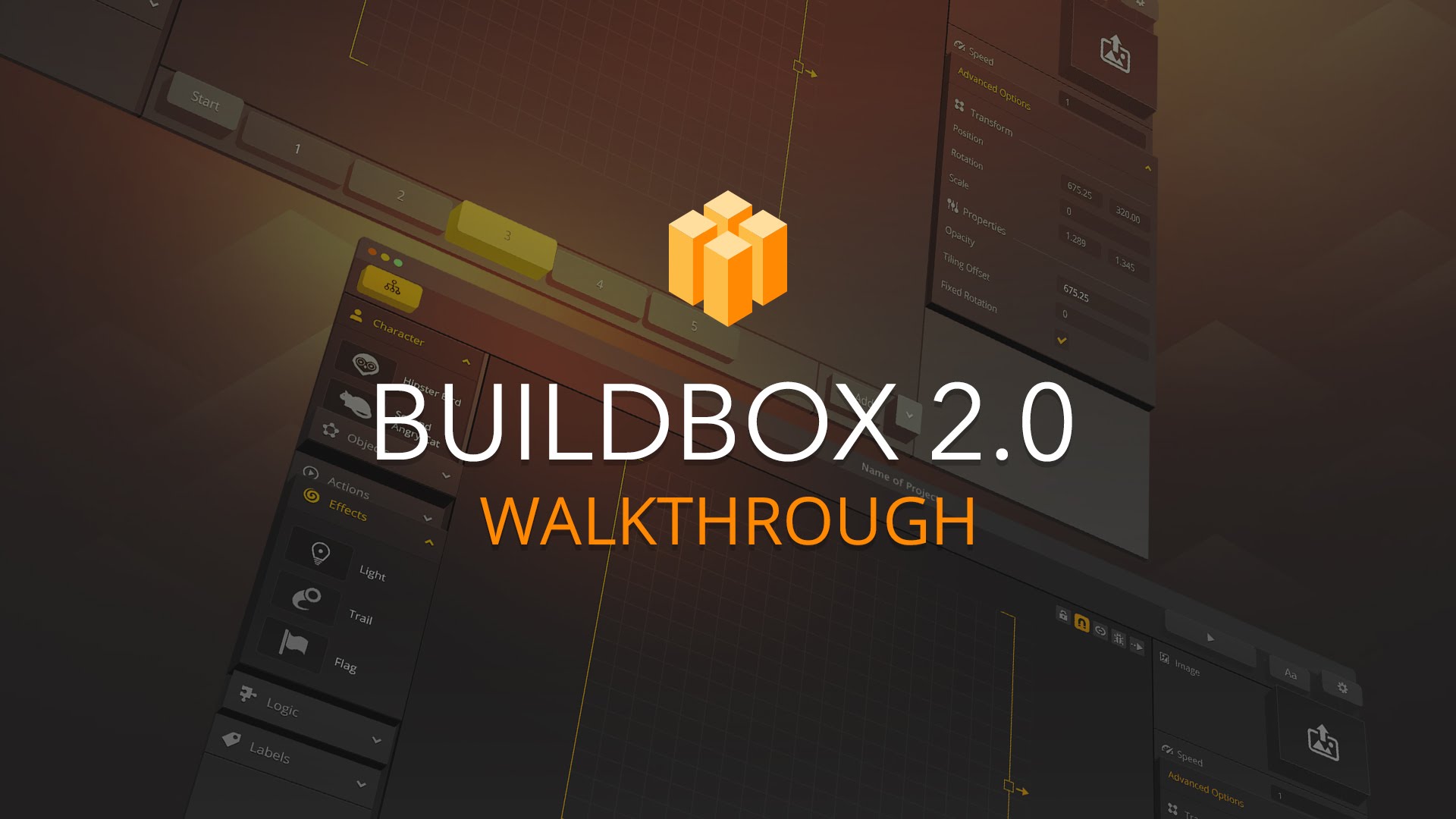 Buildbox 2 - First Walkthrough