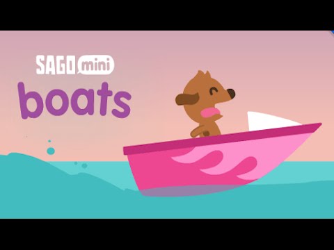 Sago Mini Boats Part 1 - Best iPad app demo for kids - Ellie
