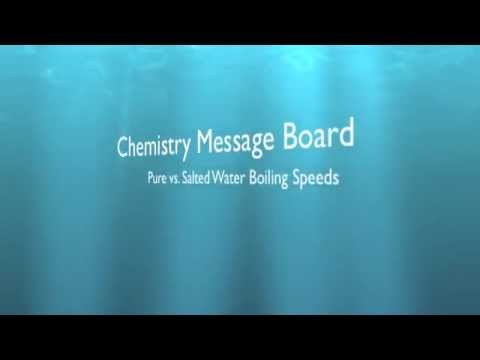Pure Water vs. Salt Water Experiment