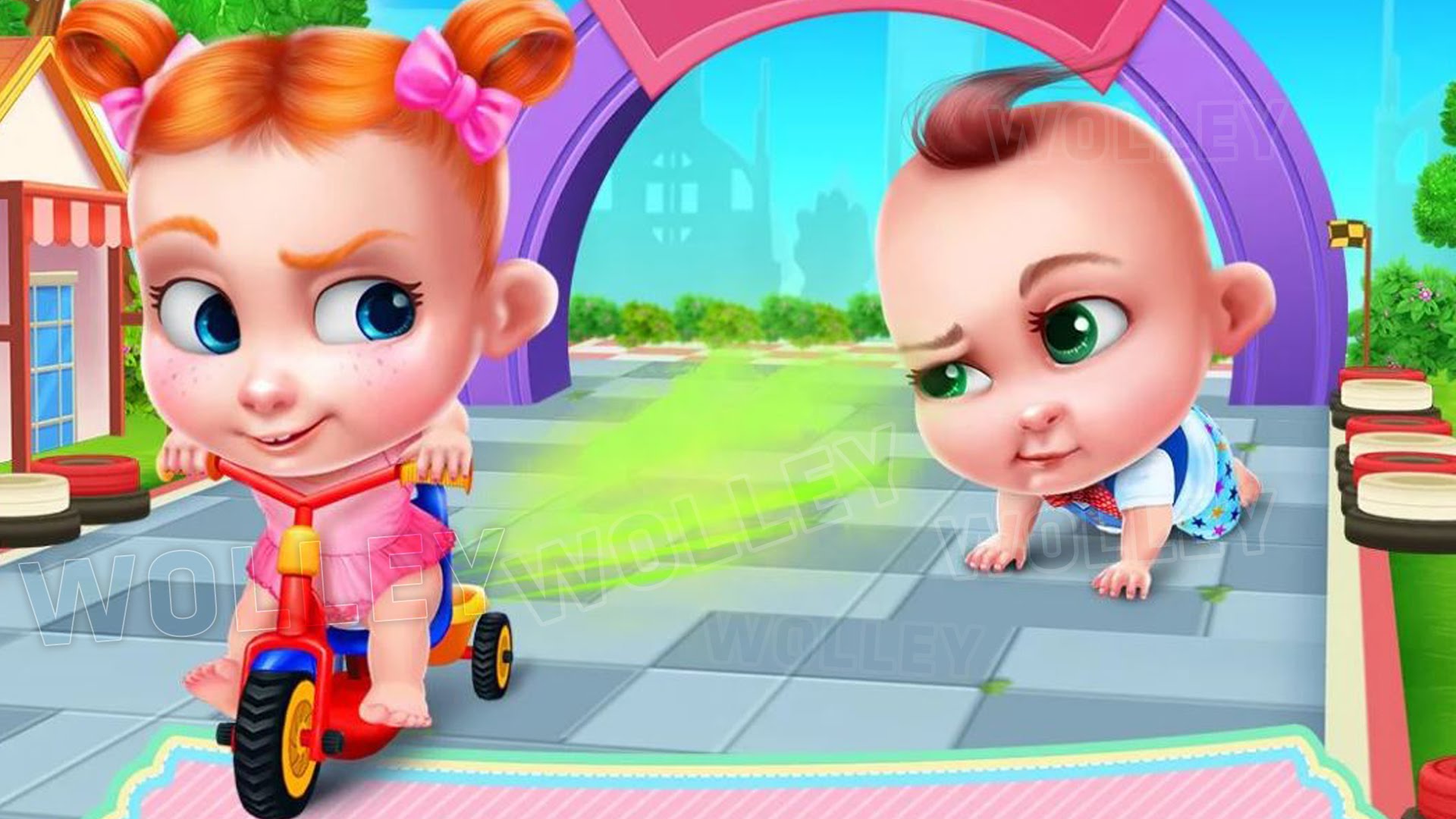 Boss Baby Girl - Take Care of Baby Boss  - Bathtime, Dress up, Visit Kids Doctor Care Games by Coco