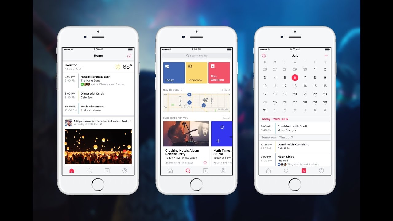 Events from Facebook cho iOS