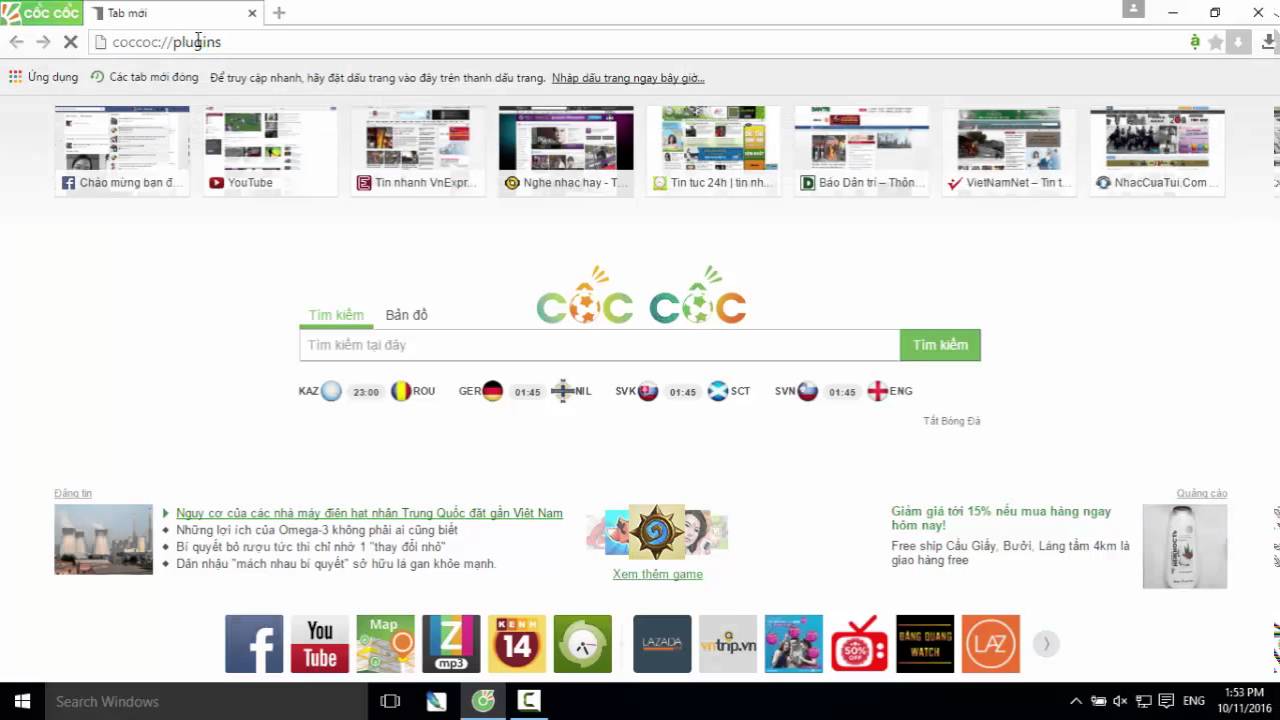 Cách sửa lỗi Adobe Flash Player bị chặn trên Cốc Cốc 