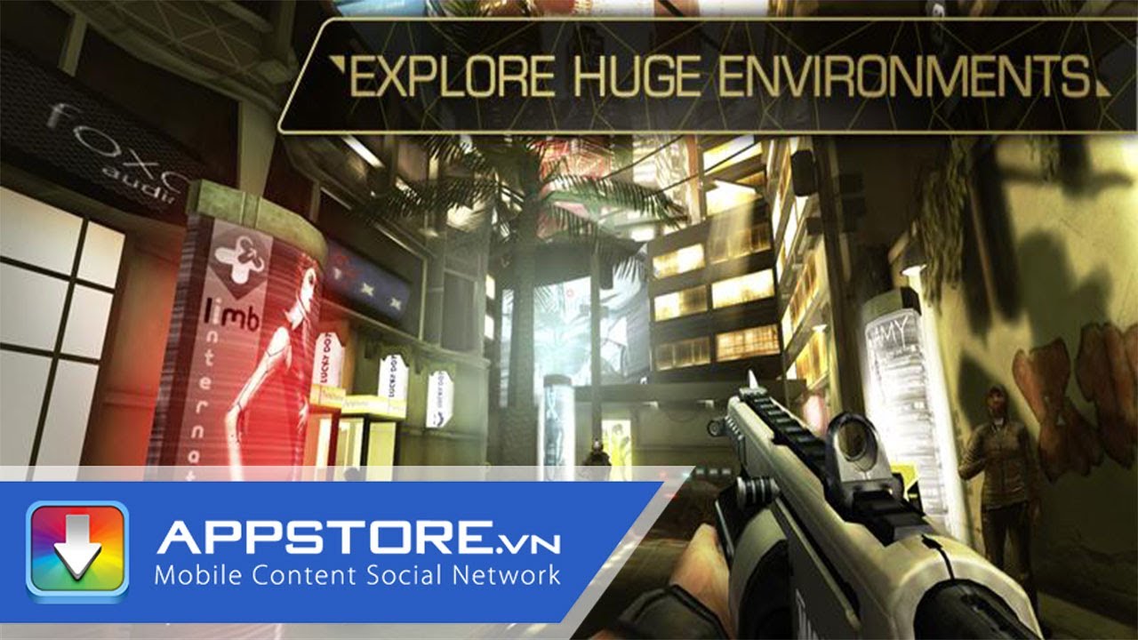 [Android - iOS Game] Trải nghiệm Deus Ex: The Fall - AppStoreVn