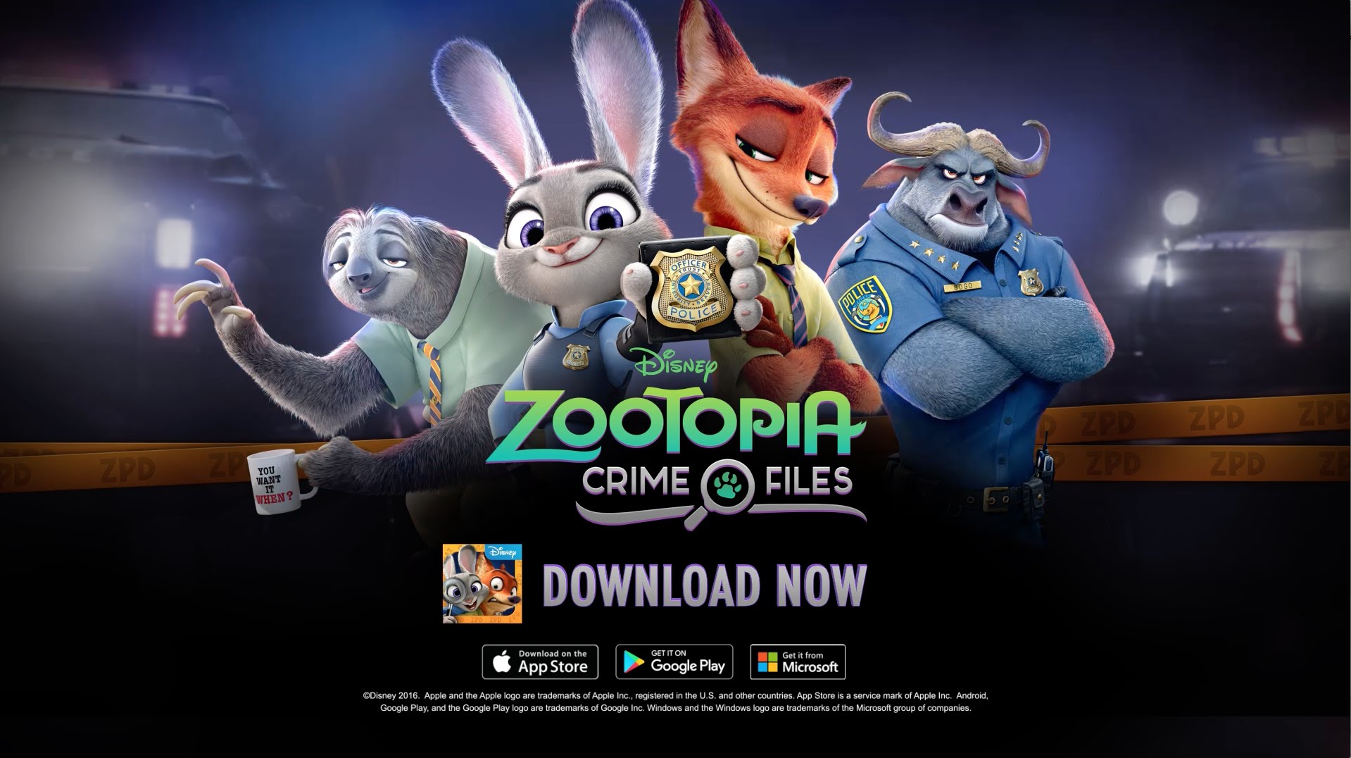 Zootopia Crime Files: Hidden Object – Launch Trailer