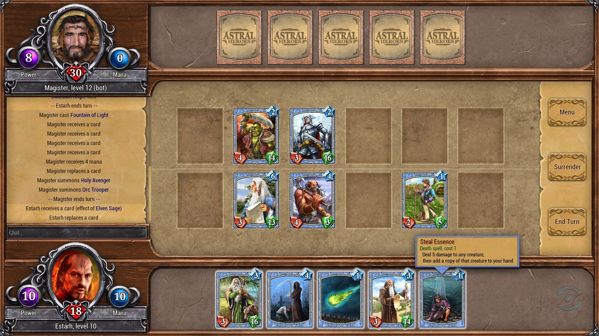 Astral Heroes gameplay (updated)