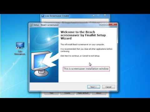 Create Screensavers Using Keyword Search