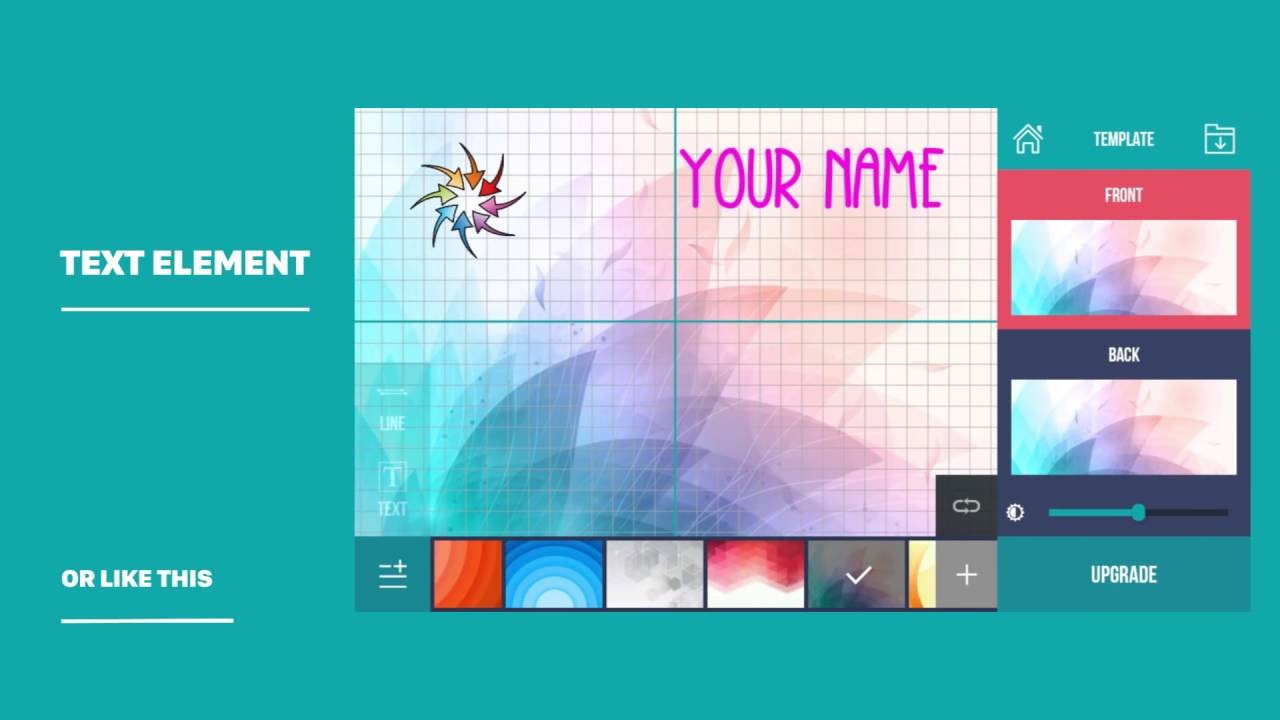 Business Card Maker & Creator - How to use