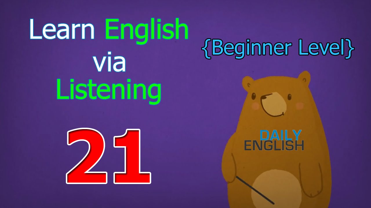 Learn English via Listening Beginner Level | Lesson 21 | Daily Schedule