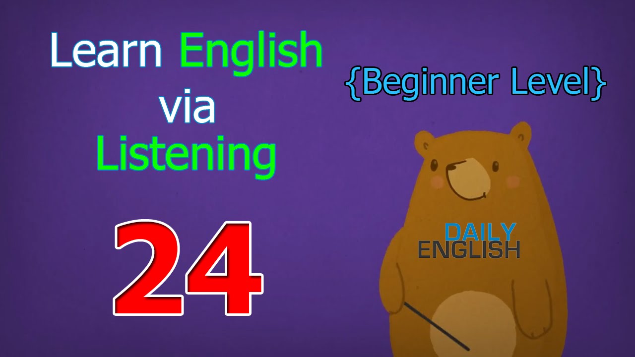Learn English via Listening Beginner Level | Lesson 24 | Weather