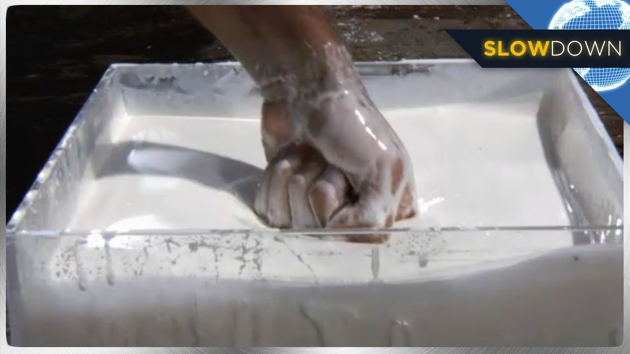 Non-Newtonian Liquid IN SLOW MOTION!