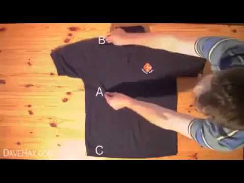 Fold a Shirt in less than 2 Seconds!