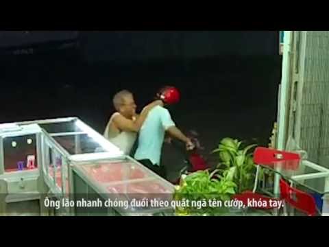 Ông lão miền Tây quật ngã tên cướp iPhone 6