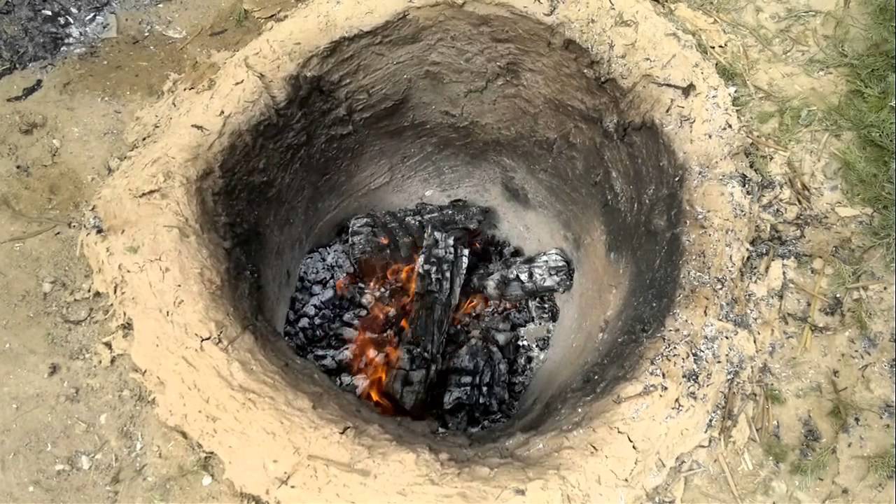 underground cooking pit -المهندس الفلسطيني خالد بشير. اطبخ طعامك في حفرة تحت الأرض