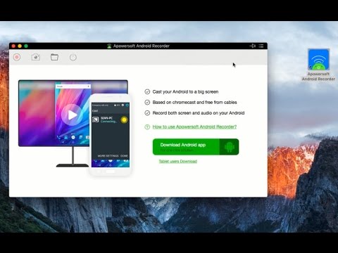Cast and Record Android Screen with Apowersoft Android Recorder