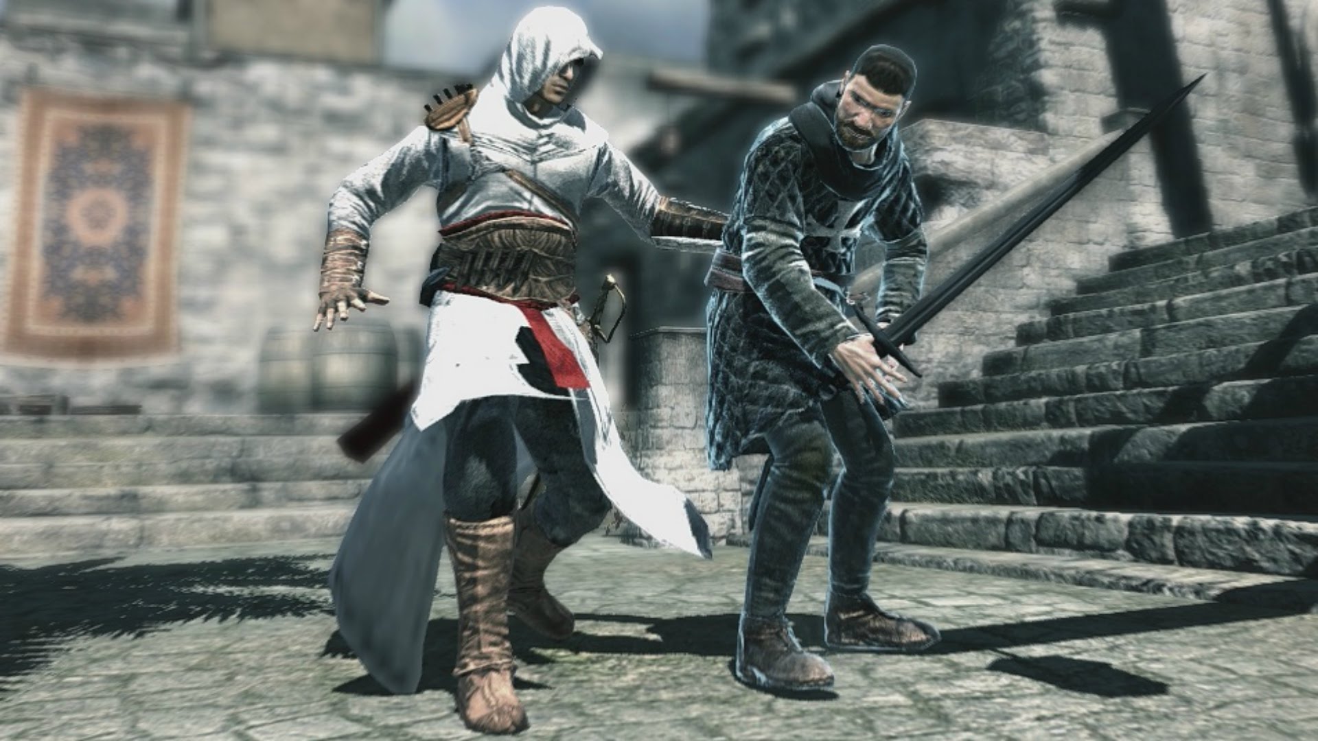 Assassin's Creed Remastered (Graphics Mod) Acre Gameplay - Combat & Navigation 1080p