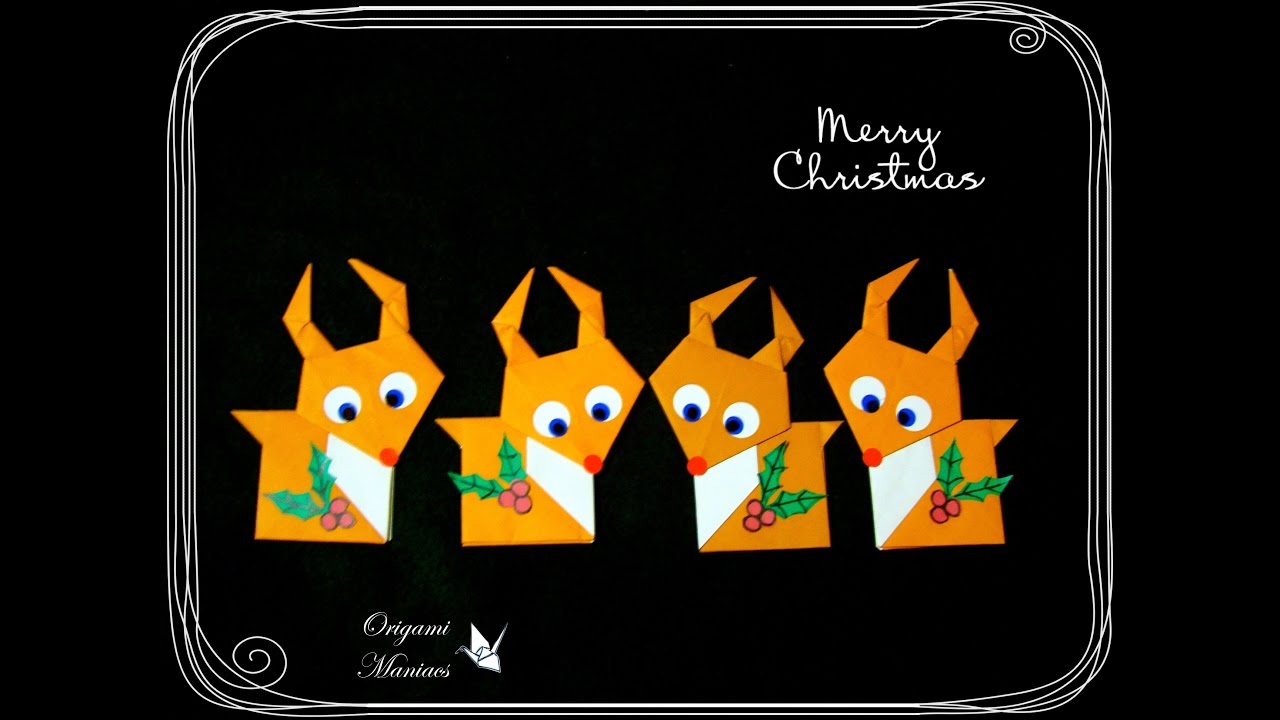 Origami Maniacs 221: Christmas Reindeer/ Renito Navidenio