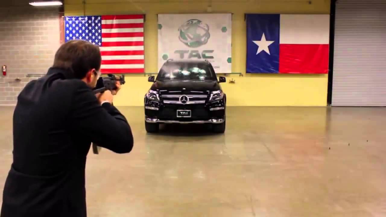 Thử nghiệm kính chống đạn của Mercedes-Benz - Đẳng cấp