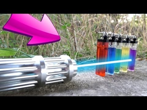 Tia laser liệu có làm nổ chiếc bật lửa không?