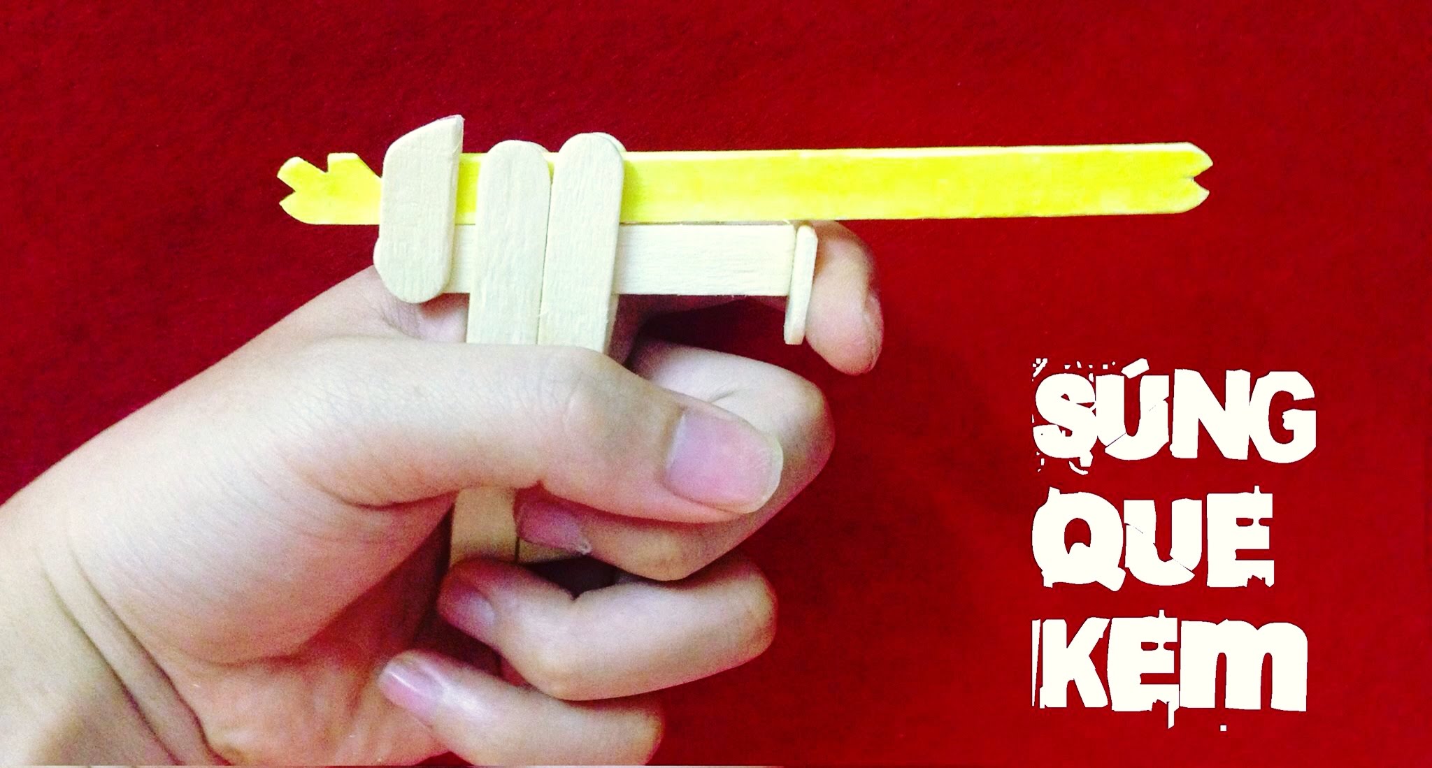 Làm SÚNG bằng que kem cực chất - XUKA Products