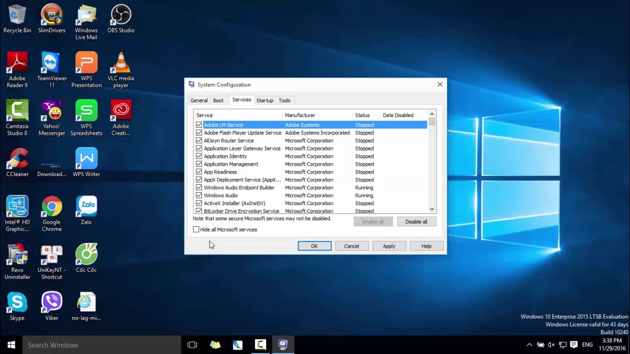 Cách bật Clean Boot trên Windows 7/8/8.1/10