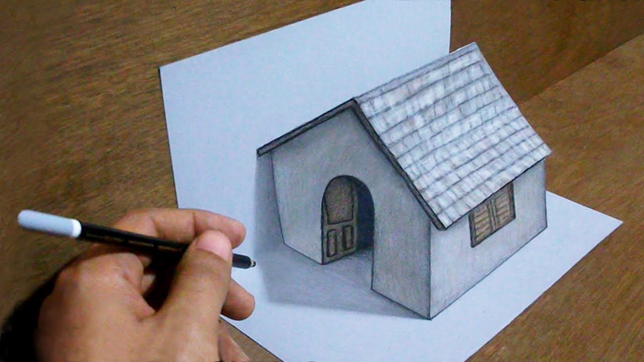 Vẽ ngôi nhà 3D cực đỉnh 