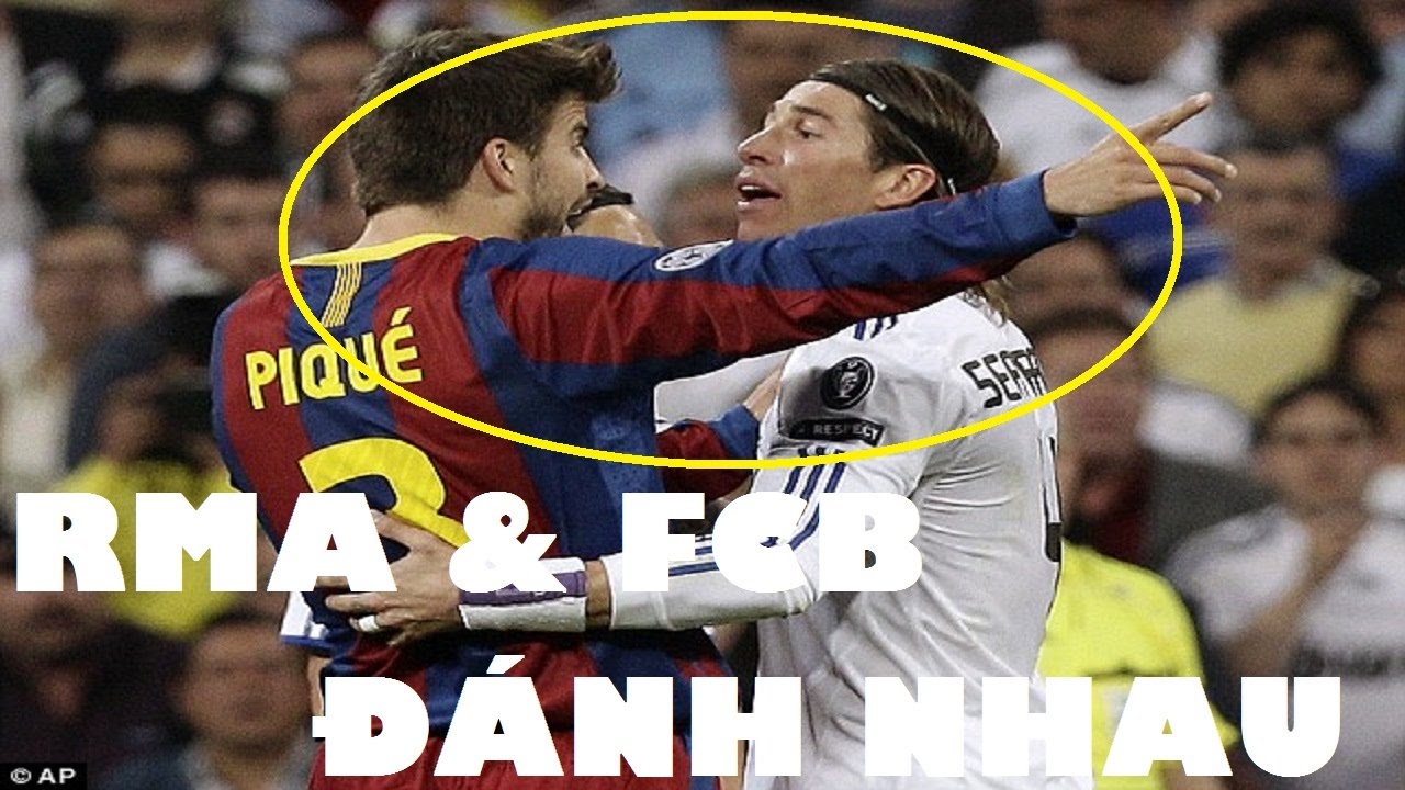 Những pha bóng ghê rợn đánh nhau, trả đũa của Real & Barcelona