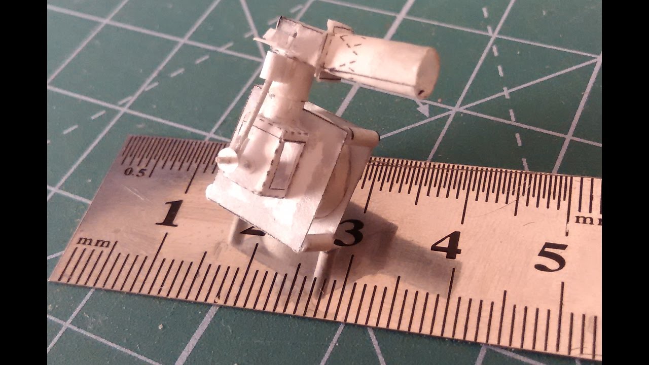 Small revving single-cylinder engine from paper