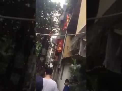 Vụ cháy ở khu tập thể trong ngõ 43 Chùa Bộc