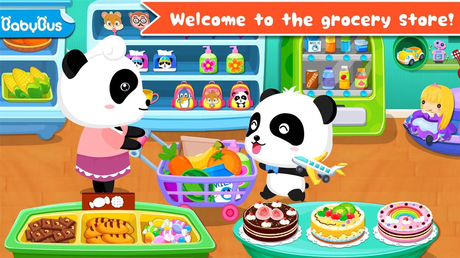 Panda Supermarket gameplay
