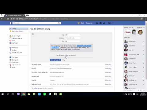Hướng dẫn cách thay đổi tên Facebook
