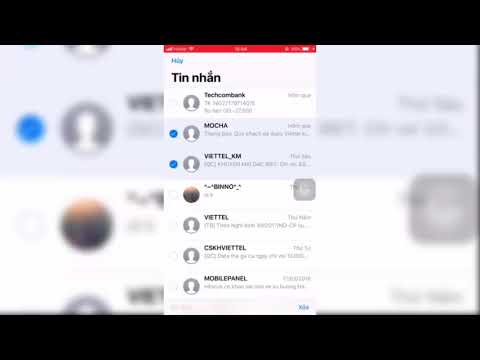 Cách xóa tin nhắn trên iPhone
