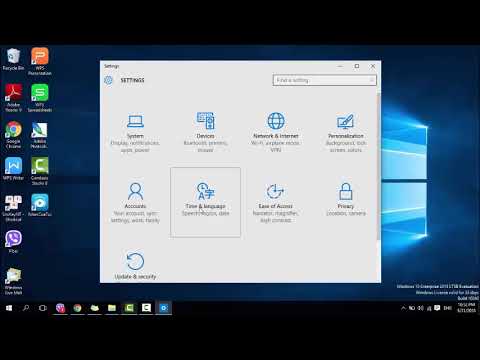 Cách thay đổi khu vực trên Windows 10