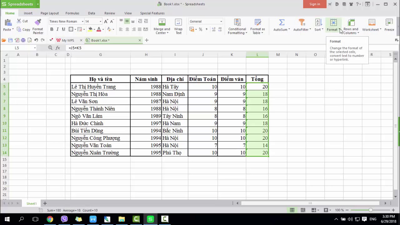Hướng dẫn cách tạo khóa công thức trong Excel