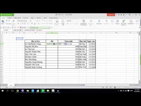 Hướng dẫn cách tách họ và tên trong Microsoft Excel
