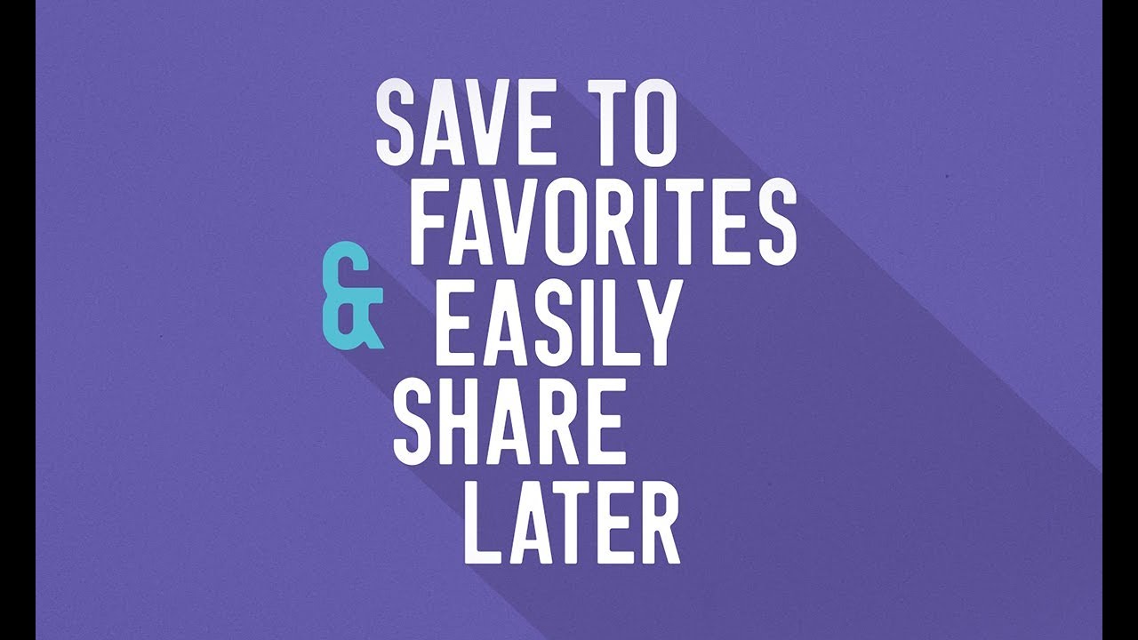 Viber Favorites:  Links, GIFS, Videos..