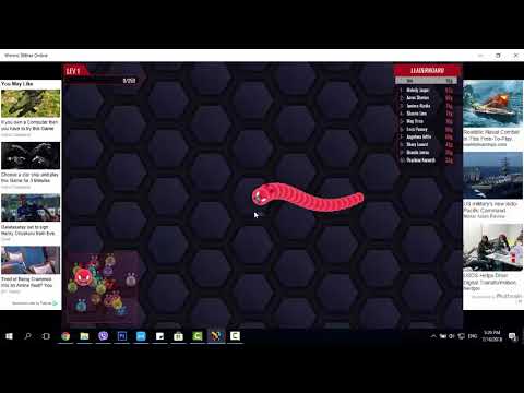Worms Slither Online Gameplay
