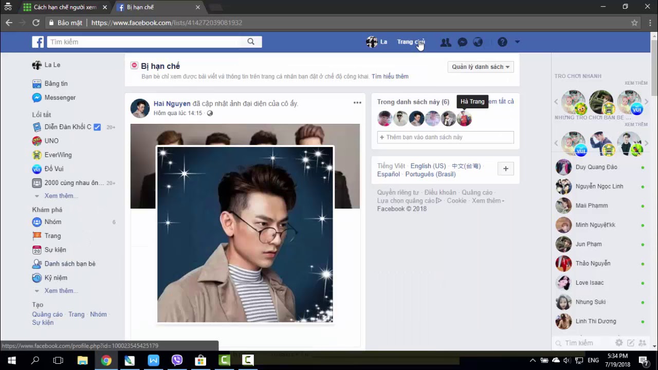 Cách hạn chế người xem bài đăng trên Facebook