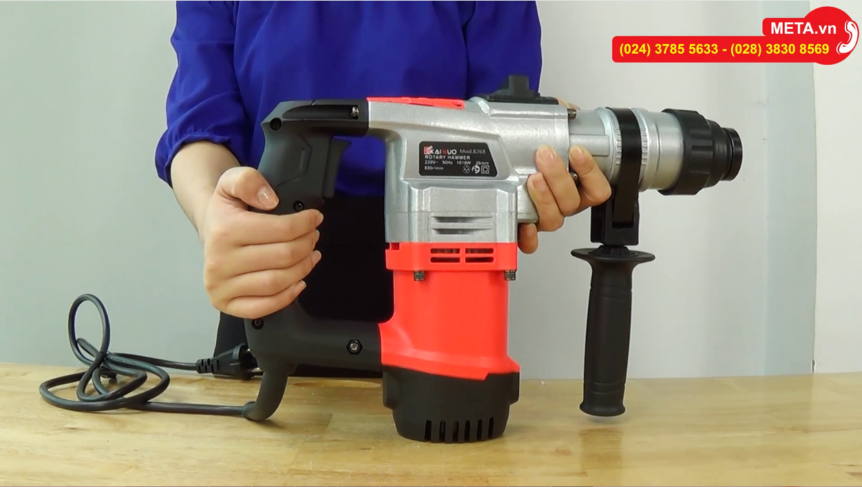 Đánh giá chi tiết máy khoan búa Kainuo 8268 công suất 1010W, giá chỉ 1.390.000 VNĐ