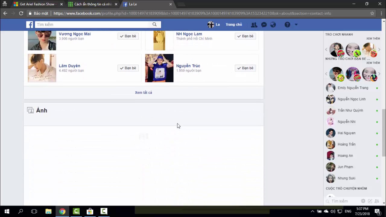 Hướng dẫn cách ẩn thông tin cá nhân trên Facebook