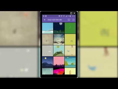 Cách thay đổi hình nền cuộc trò chuyện Viber