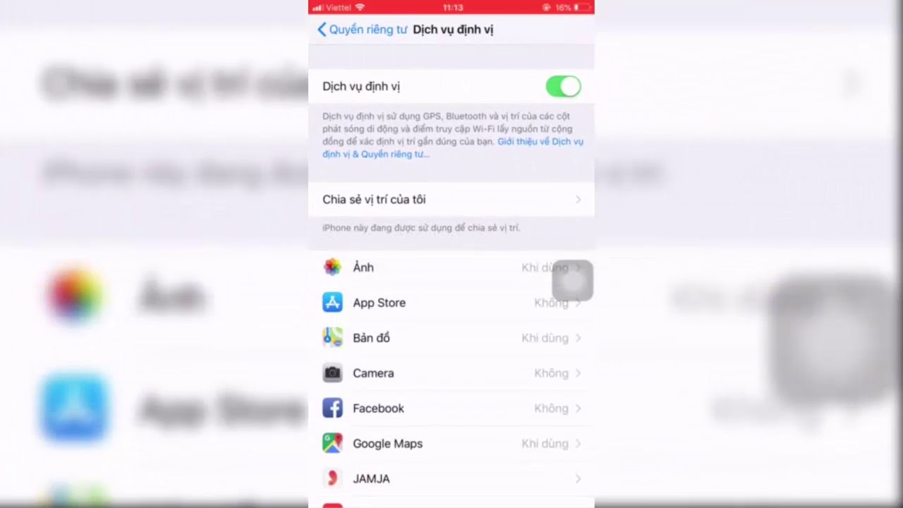 Hướng dẫn cách tắt và bật định vị Facebook trên iPhone