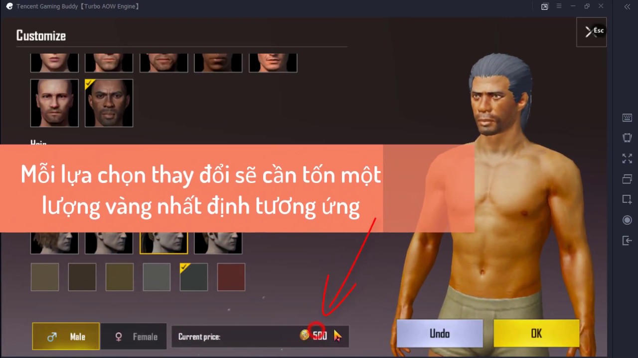 Cách thay đổi ngoại hình nhân vật PUBG Mobile